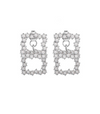 Courage Square Back Buckle Earrings