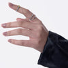 Irregular chain set ring