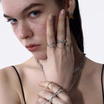 Irregular chain set ring