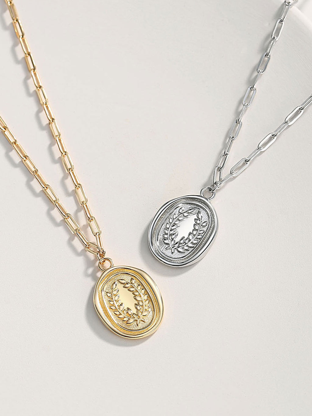 Vintage Coin Wheat Necklace