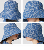 LauLau Chichi Ombre Jacquard Bucket Hat,Large Brim