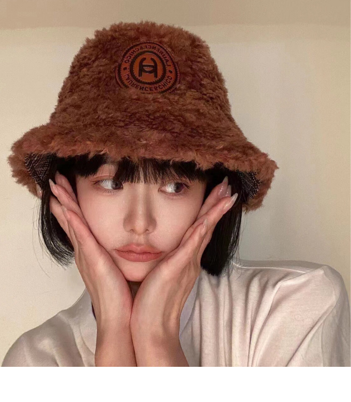 Teddy Bucket Hat Brown